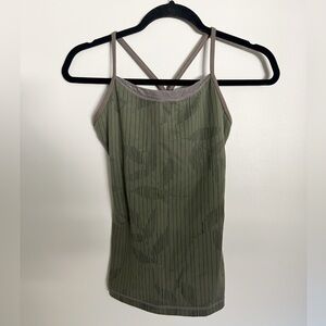 Lululemon Olive Green Workout Tank